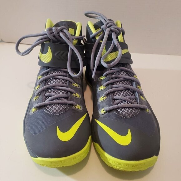Nike Air Lebron Zoom Soldier VIII Magnet Grey/Volt size 10.5 main image 9